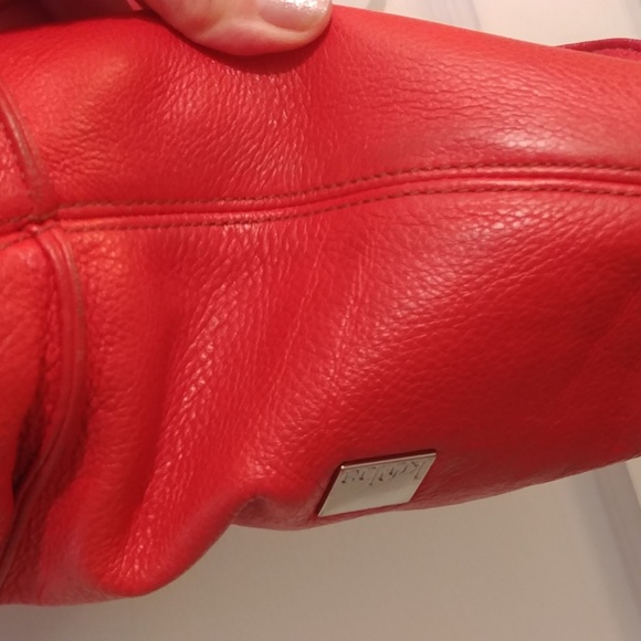 KOOBA Logan Leather Tote Bag, Orange - Picture 5 of 8